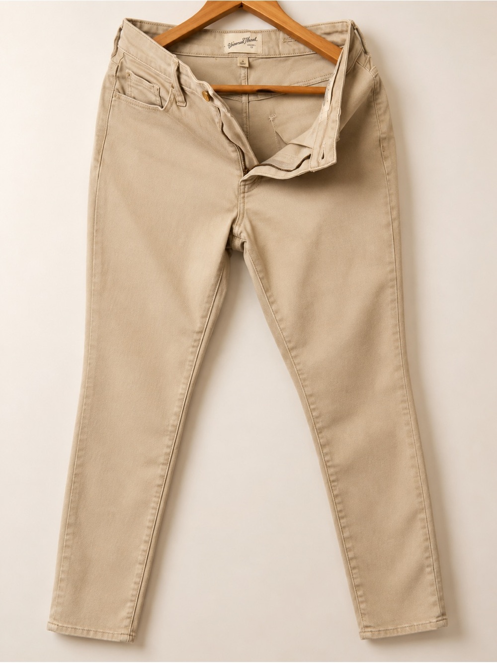 Universal Thread Women's Khaki Skinny Pants - Light Beige
